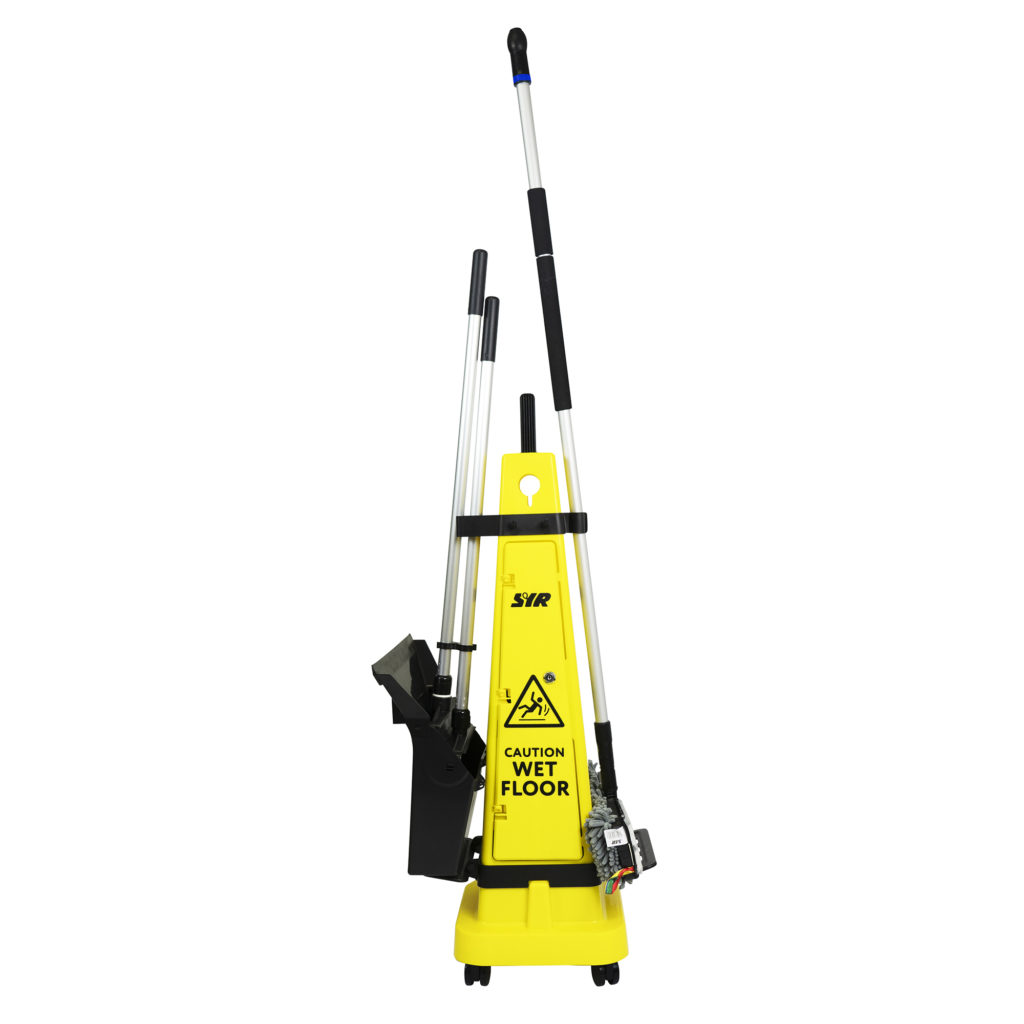 Rapid Response One spill kit with Lobby Pan and Dual Mop